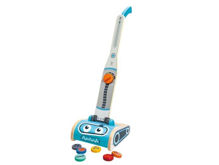 Hape Spielzeug-Staubsauger - Rollenspielzeug für Kinder, Mini Haushalts-Spielzeug, Lernspielzeug, für Kinder ab 24 Monaten