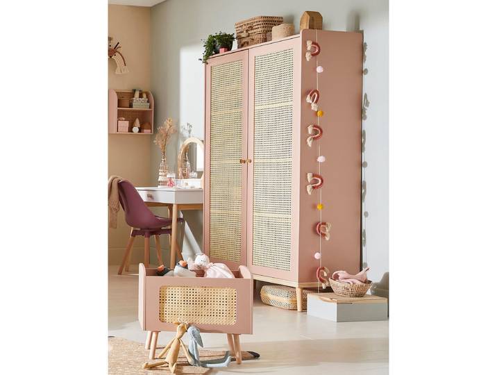 Vertbaudet Armoire cannage POÉSIE Rose