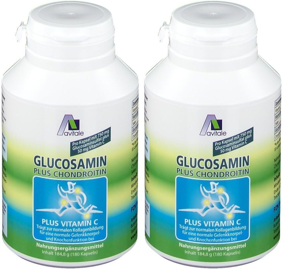Avitale Glucosamin 750 mg+Chondroitin 100 mg Kapseln 2x 2x180 St