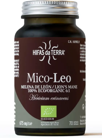 Hifas da Terra Mico-Leo Lion's Mane 70 Capsules