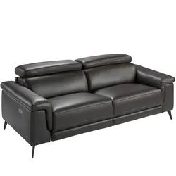 AC ANGEL CERDA Angel Cerdá  3-Sitzer-Sofa aus braunem Leder  6051C