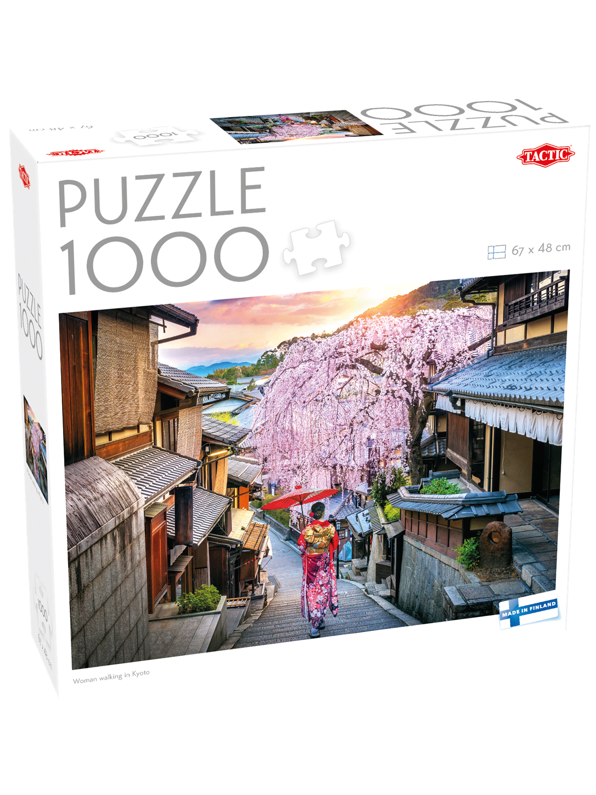 Tactic 1000 pcs puzzle: Woman walking in Kyoto