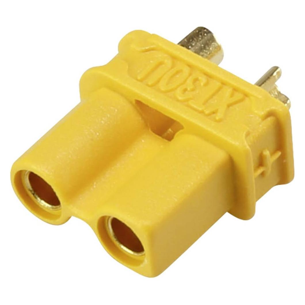 Reely RE-6619107 Akku Stecker XT30U, 2 mm Buchse vergoldet, zum Löten 1 St. (RE-6619107)