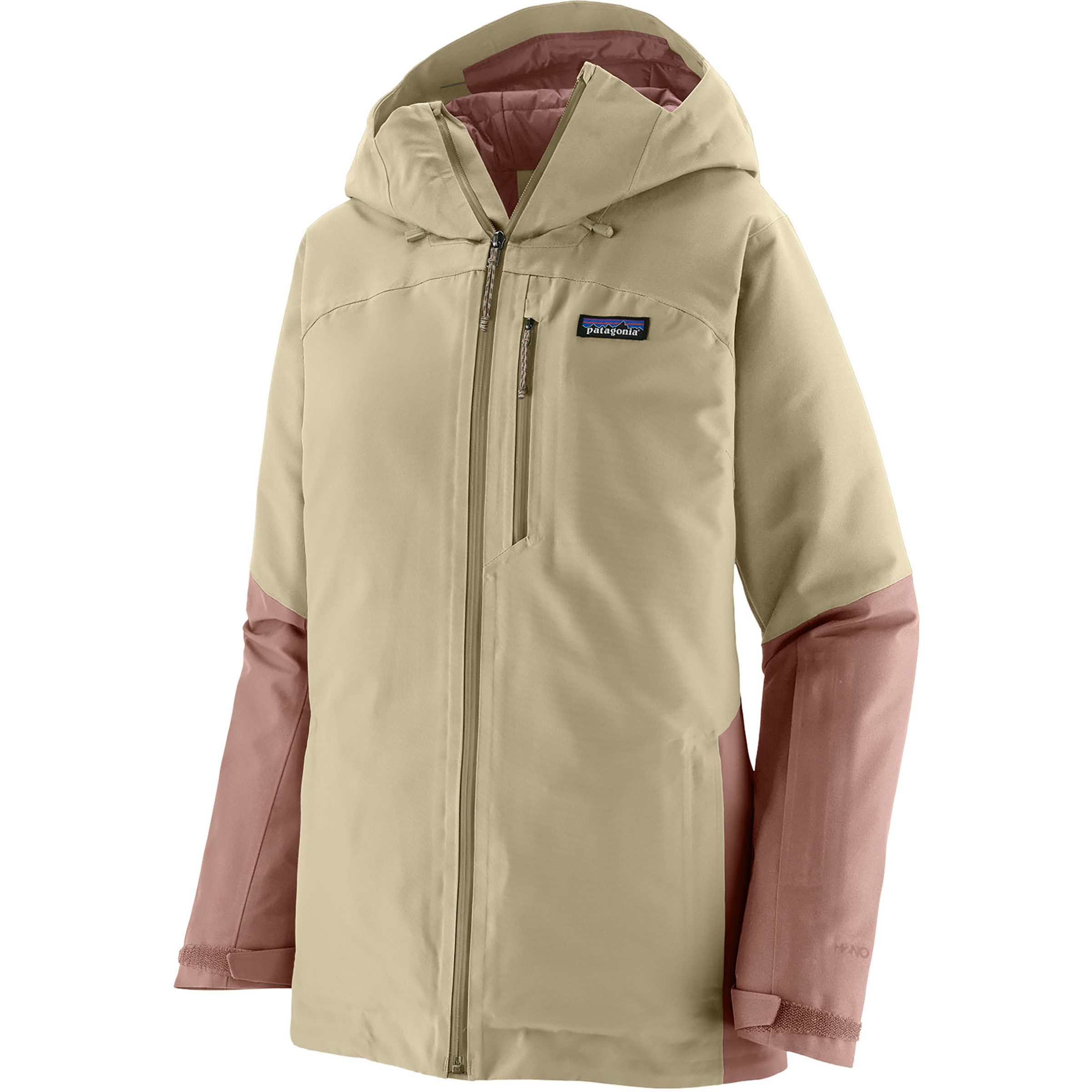 Patagonia Insulated Powder Town Damen Isolationsjacke beige Größe XS Trekking Winddicht Wasserabweisend