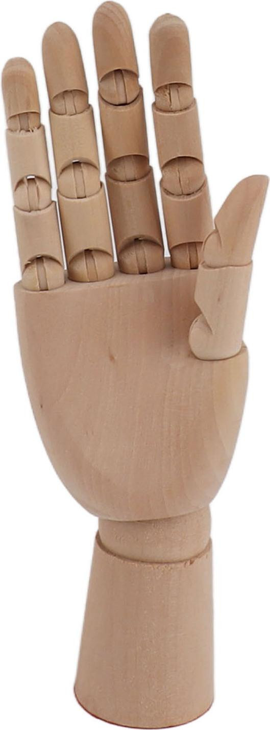 Cocosity Flexibel houten handmodel voor tekenen en schilderen, rechterhand, klein