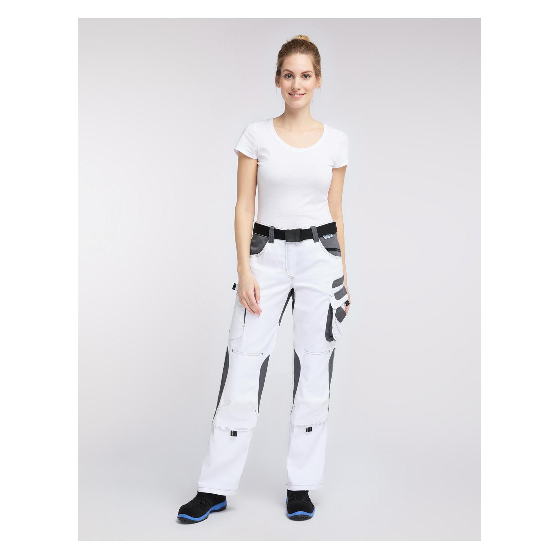 Pionier Bundhose Damen TOOLS, 285 g/m², weiss/grau, Gr. 28 (42) (86517839)