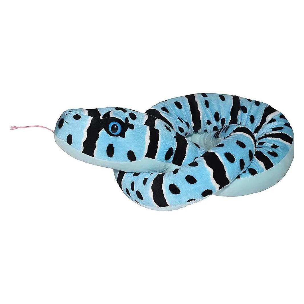 Wild Republic Plüsch blaue Felsenrasselschlange 137 cm (137 cm) (89091)