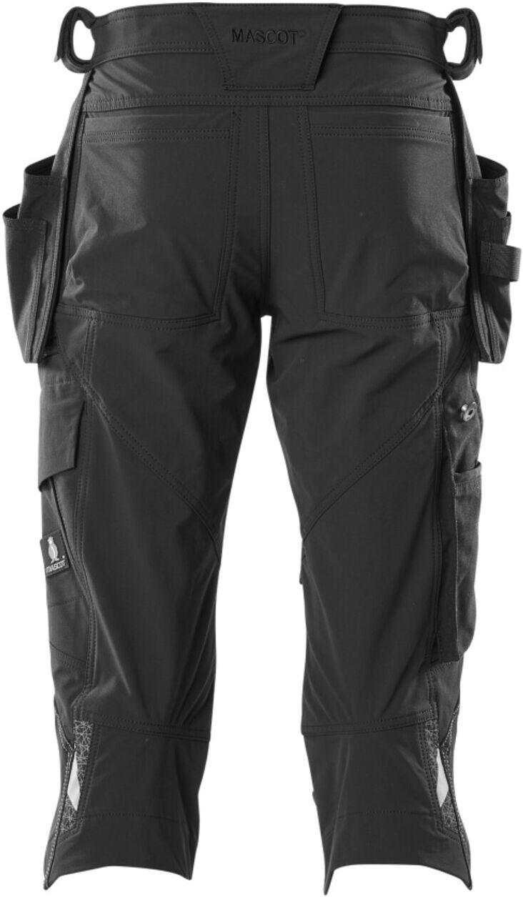 Mascot Dreiviertel-Hose C45 Stretch schwarz Hängetaschen (18249-311-09-C45)