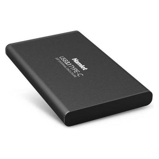 Hamlet USB 3.1 Tyce-C externes Aluminium-Gehäuse für SATA 2.5 Festplattenlaufwerk (2.5") (HXD25TCU31)
