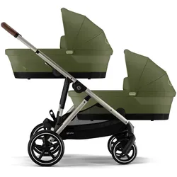 Cybex GOLD Zwillings- und Geschwisterwagen Gazelle S, gruen