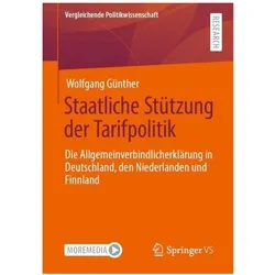Staatliche Stützung der Tarifpolitik, Fachbücher von Wolfgang Günther