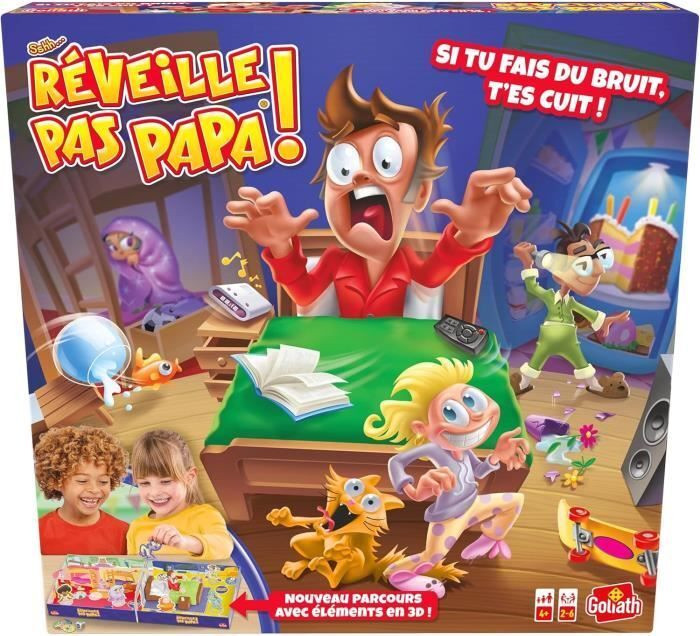 Goliath Réveille Pas Papa kinderspel reactiespel voor 2-4 spelers vanaf 5 jaar