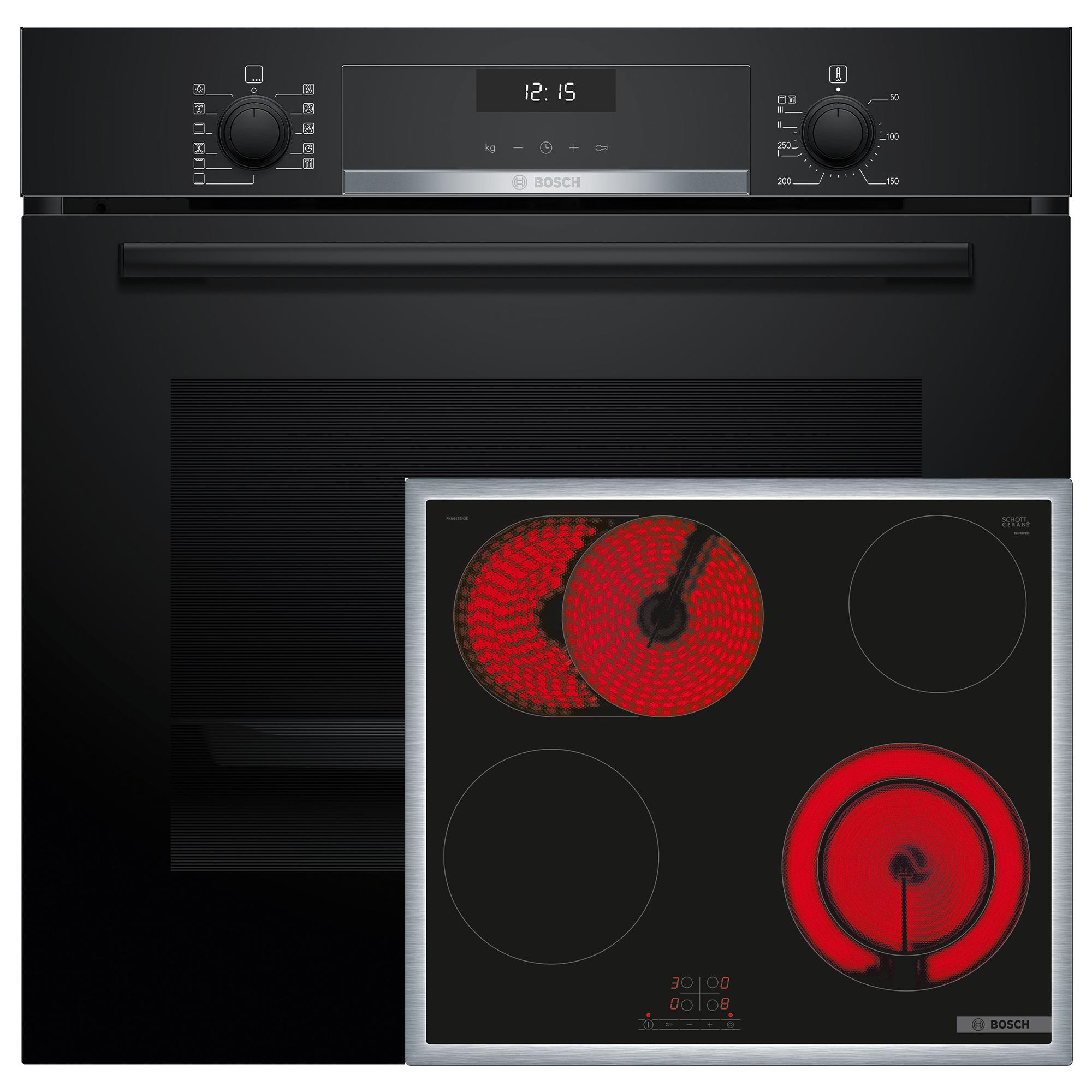 Bosch HBD631CS63 Herdset 8Beheizungsarten 71l Eco Clean Direct Pizzastufe