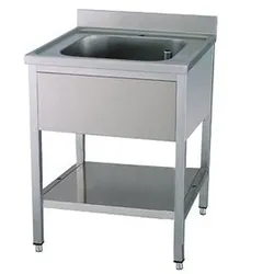 KBS Gastrotechnik Spültisch mit Aufkantung B 70cm