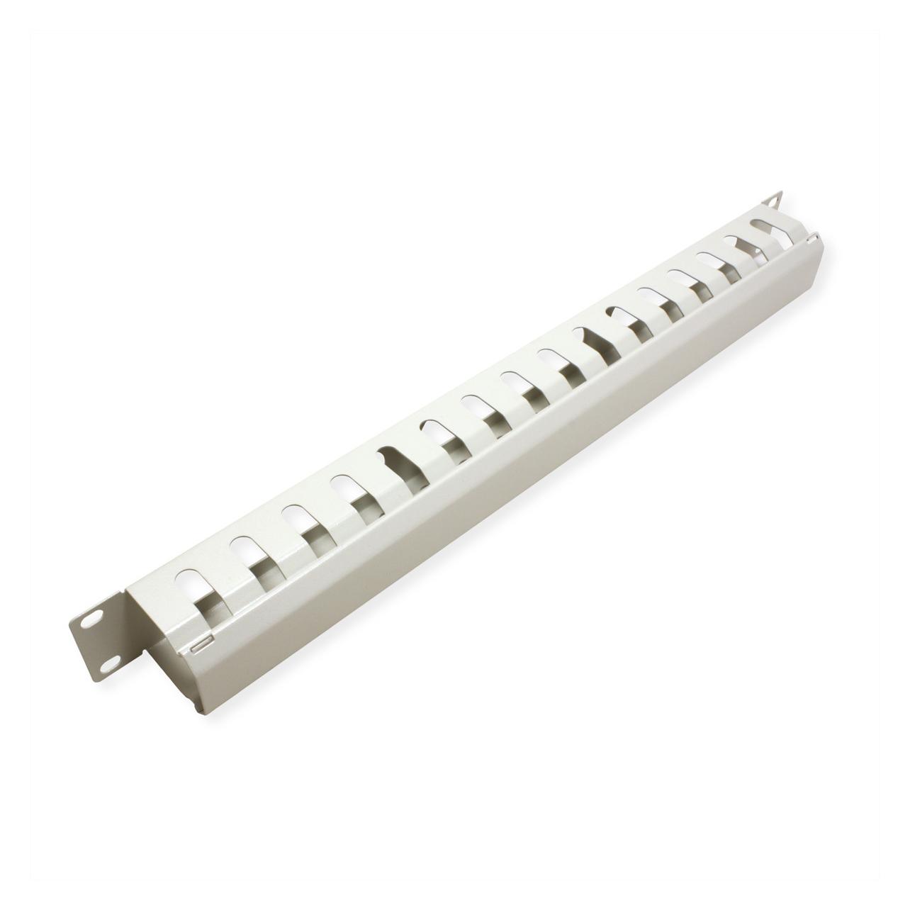 Value 19"-Kabelfhrg.1HE 40x40mm l.grau (26.99.0301)