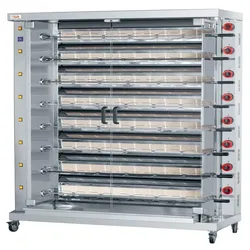 Hähnchenbräter Infrarotstrahl - 28/32 bis 56/64 Hähnchen - Feca capacite 64