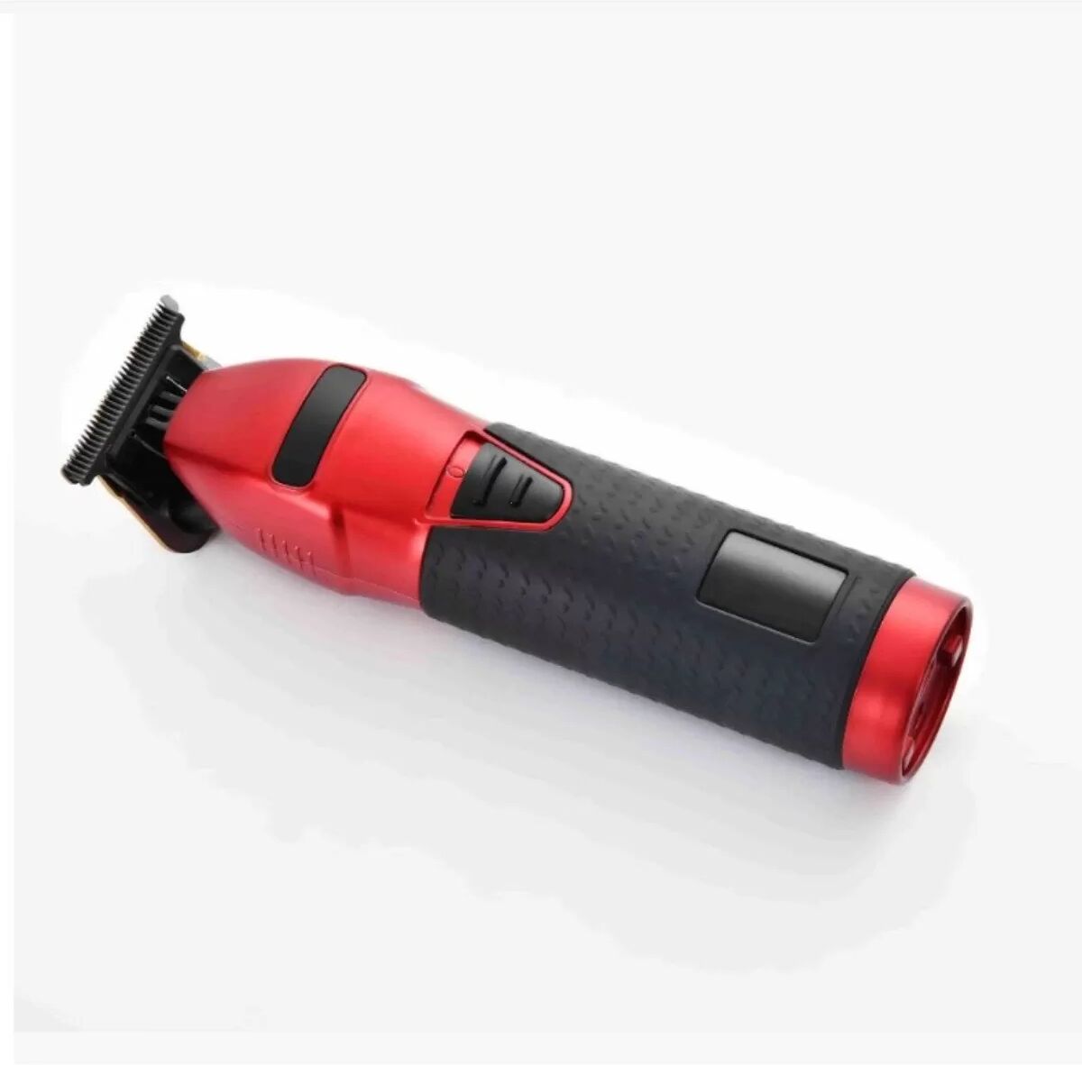 INF Tondeuse à Cheveux Électrique Professionnelle - Kit de Coupe Sans Fil pour Coiffeurs Rouge