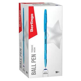 Berlingo Feder kugelig, blau, 50stk, 0.7mm, Tribase neon (50x) (46537689)