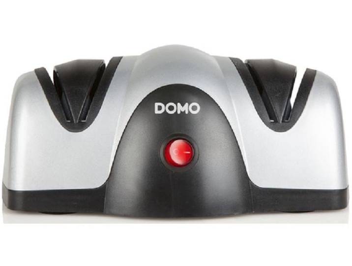 Messerschärfer DOMO DO9204KS , grau, B:12,2cm L:14,6cm, Kunststoff, Messerschärfer, Messerschärfer