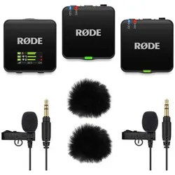 RØDE Wireless GO Gen 3 mit 2x Lavalier GO und 2x WS05, Mikrofon