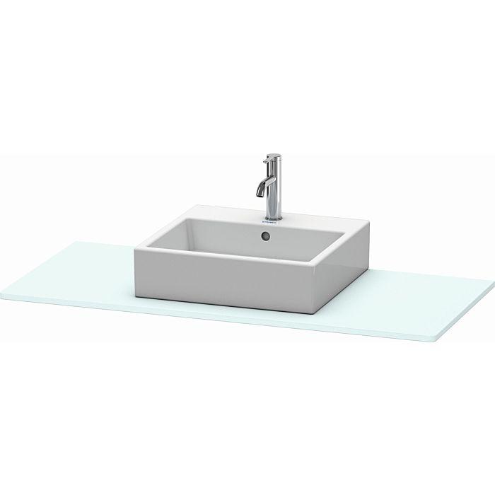 Duravit XSquare Konsole XS060D00909 80x55cm, mit 1 Ausschnitt, Lichtblau matt