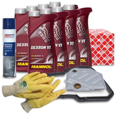 Febi Bilstein Hydaulikfiltersatz + Getriebeöl [Hersteller-Nr. 40279645] für Mercedes-Benz