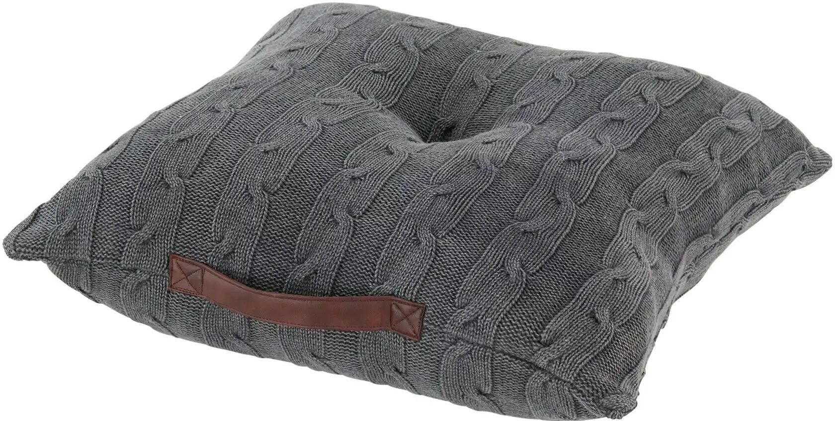 Gray & Jones Bodenkissen  Strick ¦ grau ¦ Maße (cm): B: 60