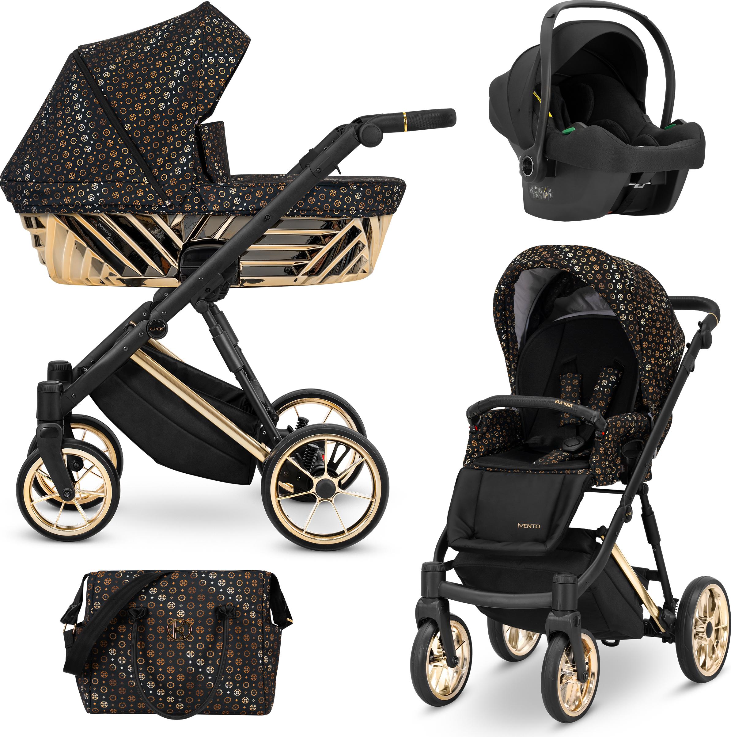 Kinderwagen Kunert Ivento Glam Premium 3in1 - Farbe: Black Style