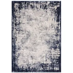 TEPPICH TIBER-Rieti, abstrakt, Dunkelblau, 200 x 290 cm