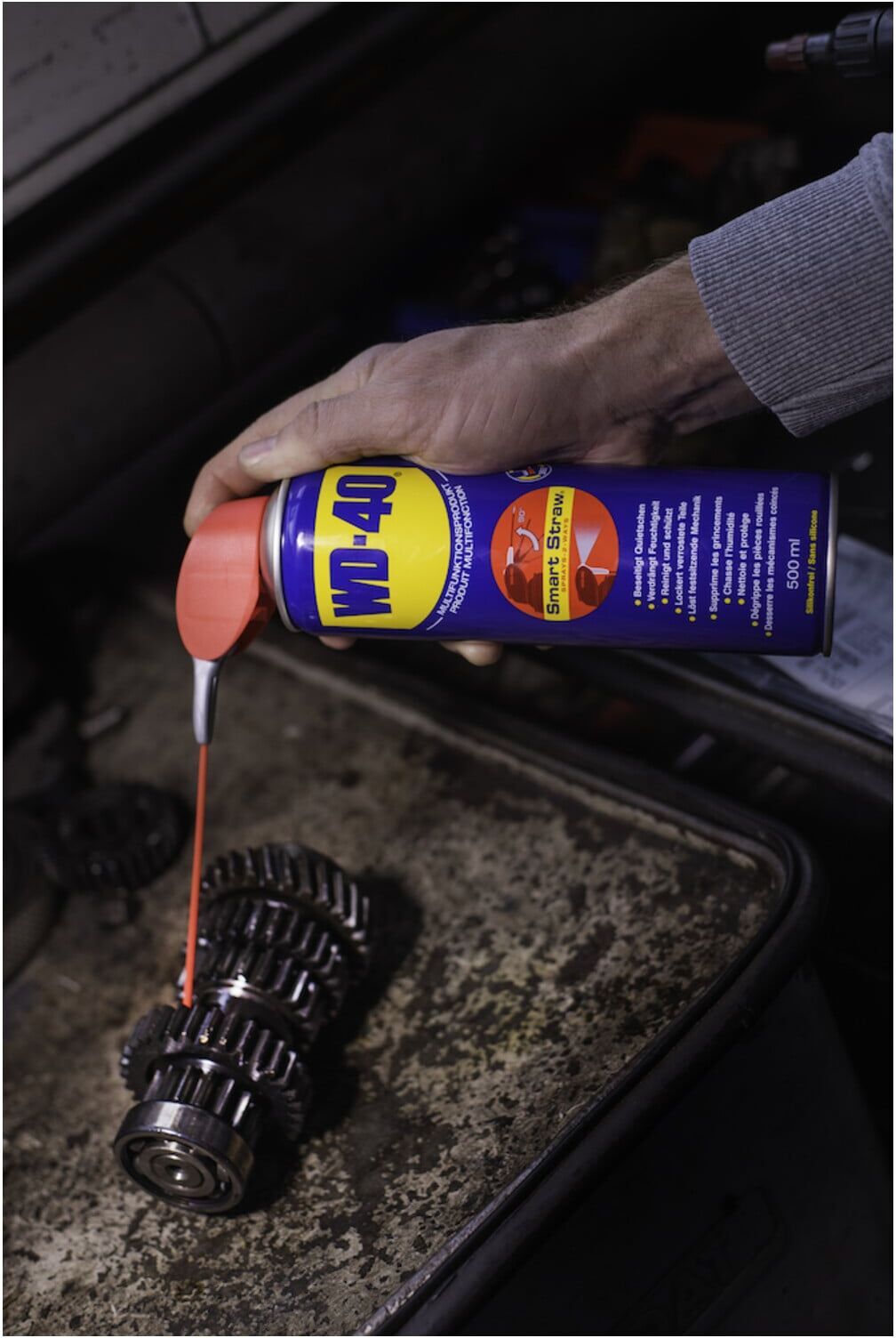 SMART STRAW Multifunktionsprodukt 400ml Spraydose 400ml WD-40 (5032227494251)