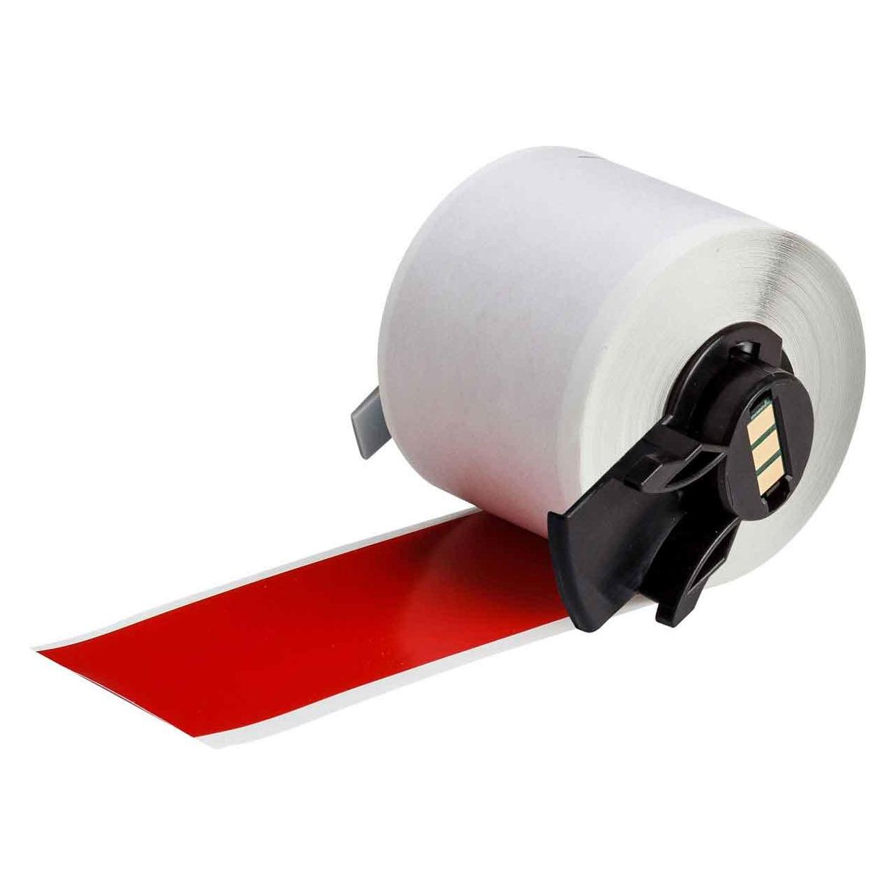 Brady M6C-1900-439-RD, Vinyl, Rot, glänzend, 48.26 mm x 15.24 m, permanent, Endlos (48.30 mm) (M6C-1900-439-RD)