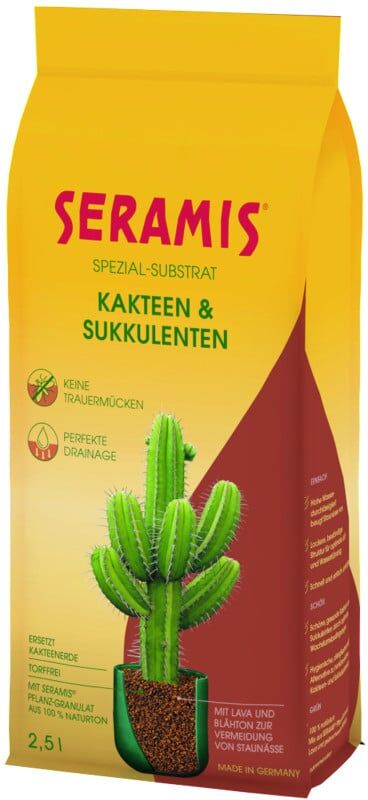 Seramis Spezial-Substrat für Kakteen und Sukkulenten 2,5 L