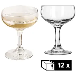 Libbey 12er Set Coupe Gläser -EMBASSY- 163 ml, Ø 8,5 cm, H: 11,5 cm