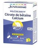 Juvamine Citrate de Bétaïne Calcium 24 Prises 24 Comprimés Effervescents - Boîte