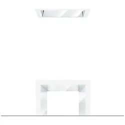 Zumtobel 60800692 Vorsatz, klar PANOS INF IP54 GLAS KLAR Q140 WH