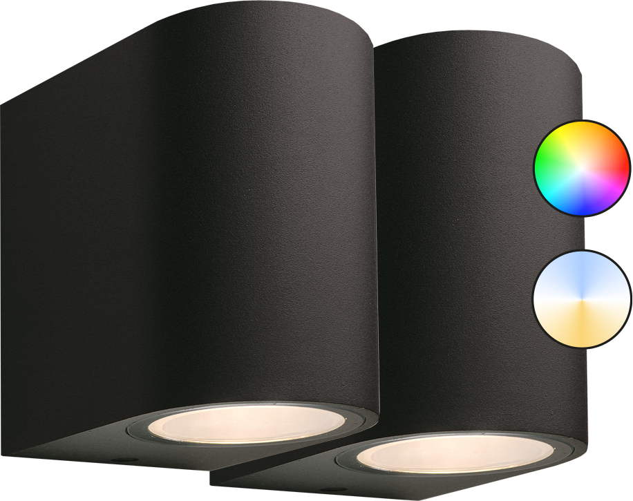 Gardenlights Downlighters Set 12 Volt Gilvus Zwart