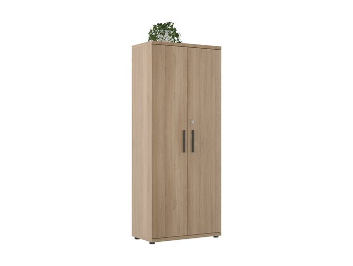 Armoire haute Osiris - L.80 x P.45 x H.194 cm - 2 portes - Chêne Bocage