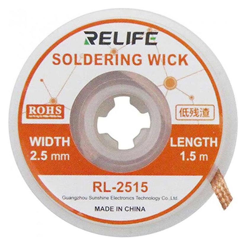 Relife Soldering Wick RL-2515, 2.5mm, 1.5m (63954734)