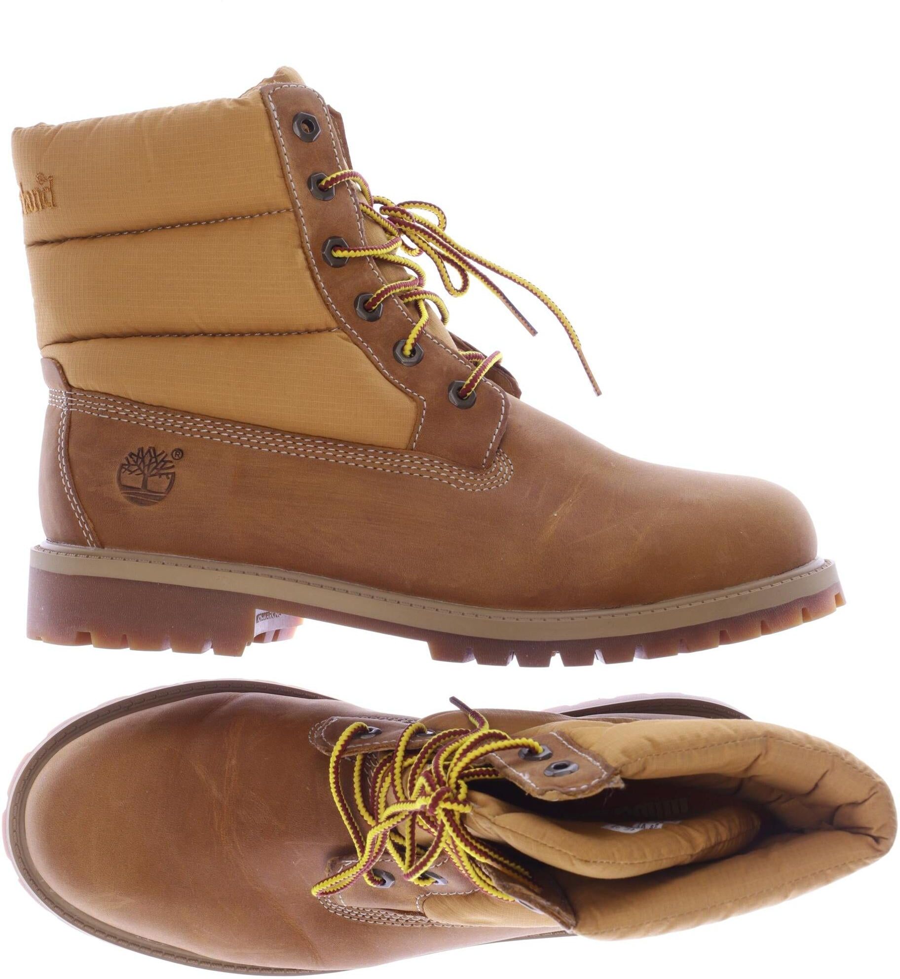 Timberland Herren Stiefel, Gelb, Gr. EU 40, Leder - Second Hand
