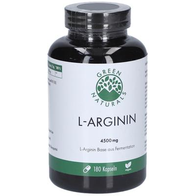 Green Naturals L-Arginin Base 4500 mg vegan Kaps. 180 St Kapseln