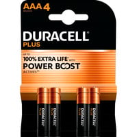 Plus Alkaline Batterie, Micro AAA LR03 1,5V, Extra Life 4 Stück, AAA (LR03)