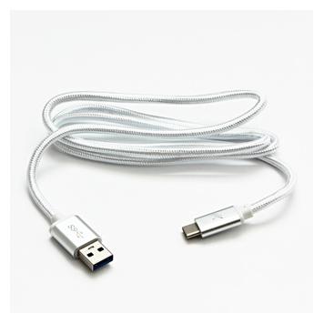 Logo USB-Kabel USB-A - USB-C 2 m Weiss (2 m, USB 3.2 Gen 1, 5 W) (35542701)
