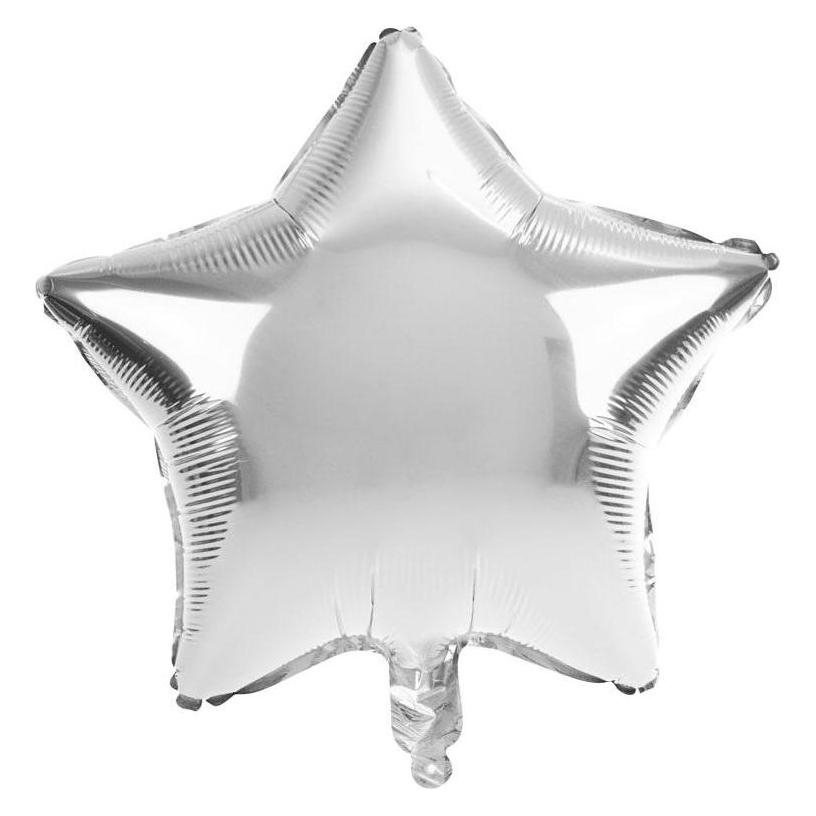 Arpex Silberner Stern-Folienballon (47989401)