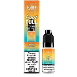 Dinner Lady Fruit Full Mango Pineapple Ice NicSalt Liquid 10ml / 10mg