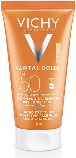 Vichy Idéal Soleil Tinted Mattifying Face Fluid Spf 50