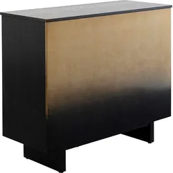 KARE DESIGN Bartisch Prezioso 87845 Metall Gold, Schwarz Gold /