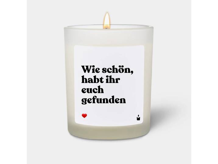 Duftkerze Woody Wie schön, habt ihr euch gefunden