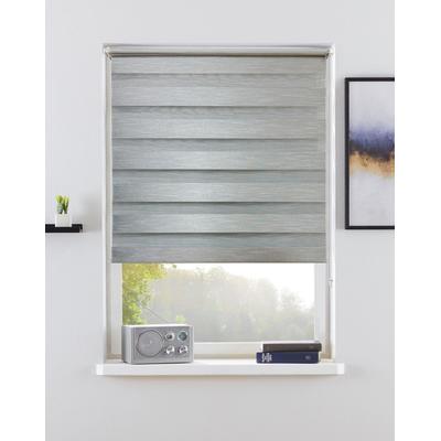 Doppelrollo BRUNO BANANI "LEVIN" Gr. 4, grau, B:60cm H:150cm, Polyester, Rollos, NEUHEIT