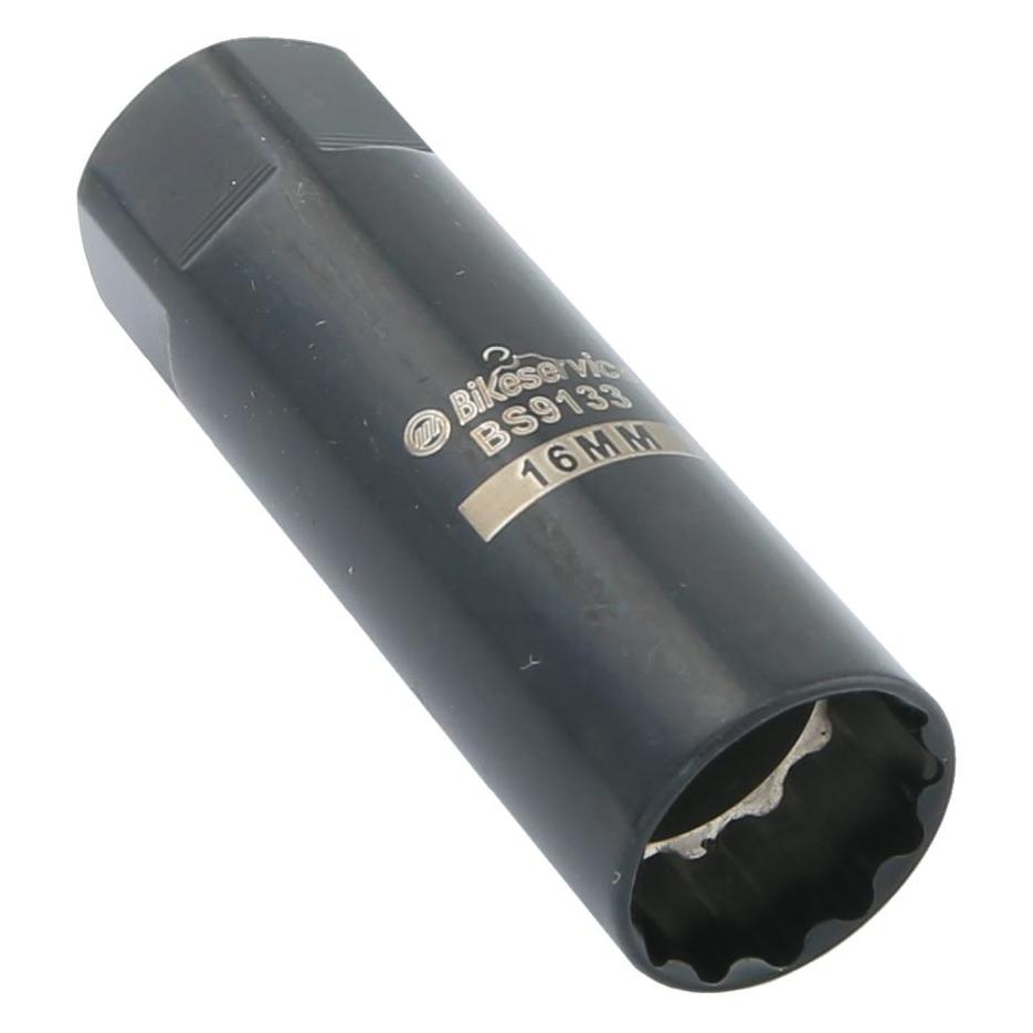 Bikeservice Bike Service Stecknuss Kerze 16 mm extrasottile (Werkzeug Motor)/Extra Thin Wall SPARK S (17 mm) (BS9133)