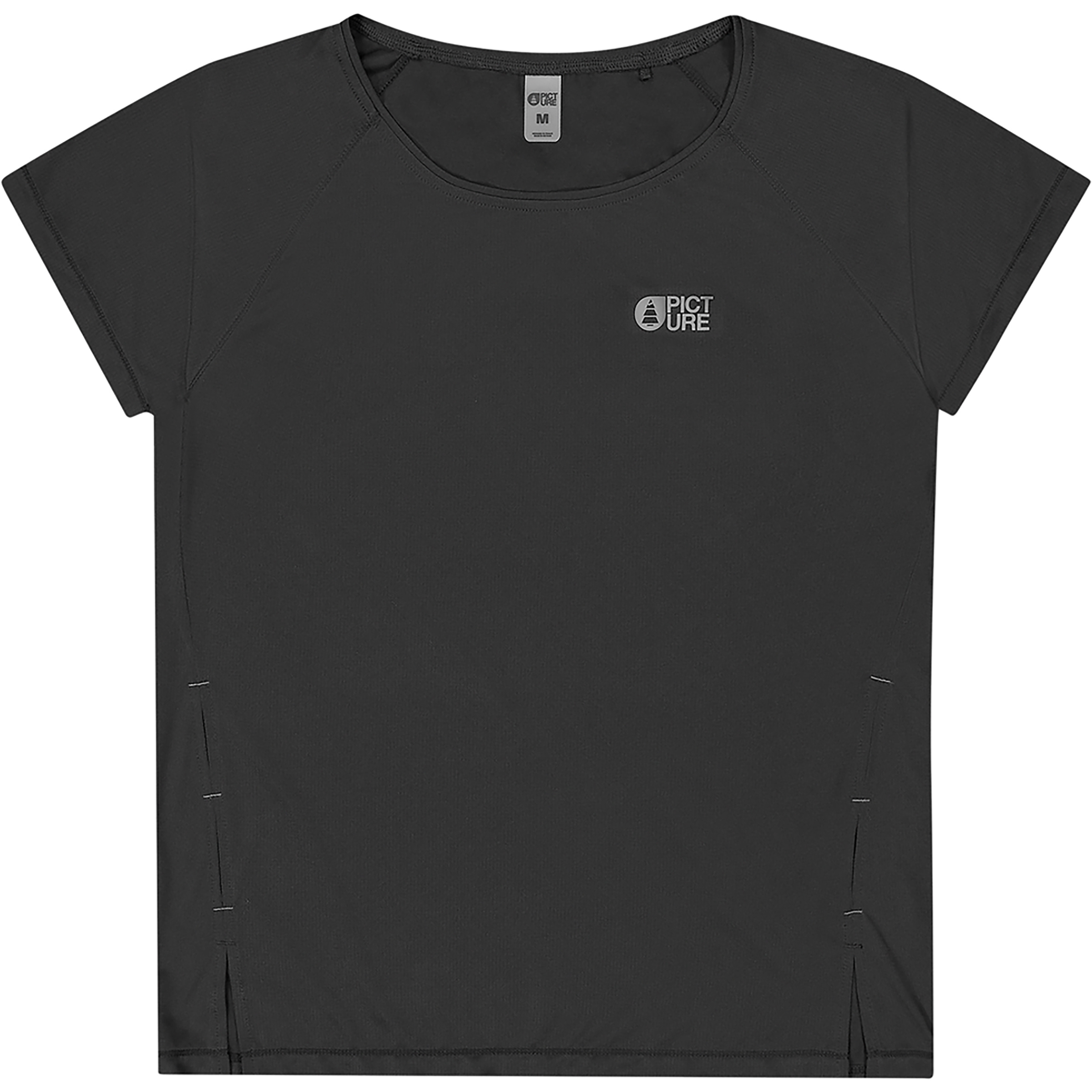 Picture Hila Tech Damen T-Shirts schwarz Größe L Lifestyle Atmungsaktiv